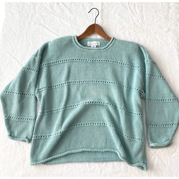 Vintage New York Style Knit Oversized Sweater - Picture 3 of 14